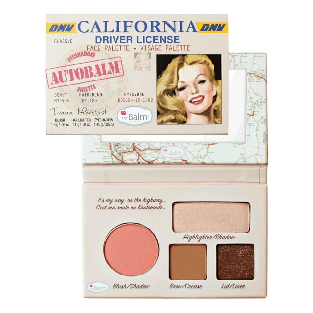 💯😉🌹Thebalm California pallette