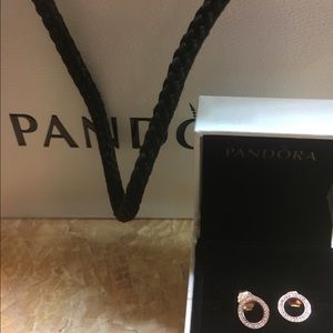 Pandora stud earrings