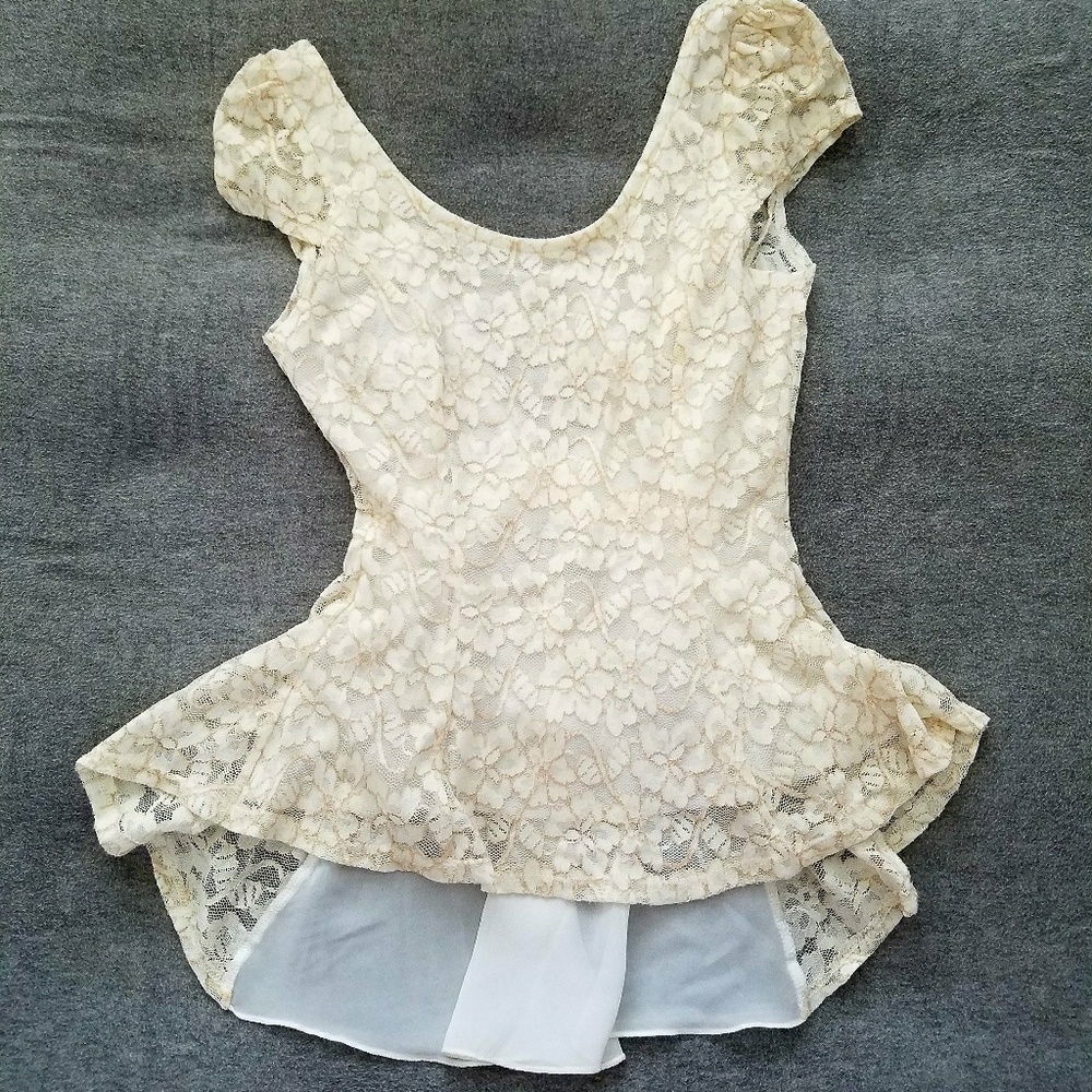 White lace top