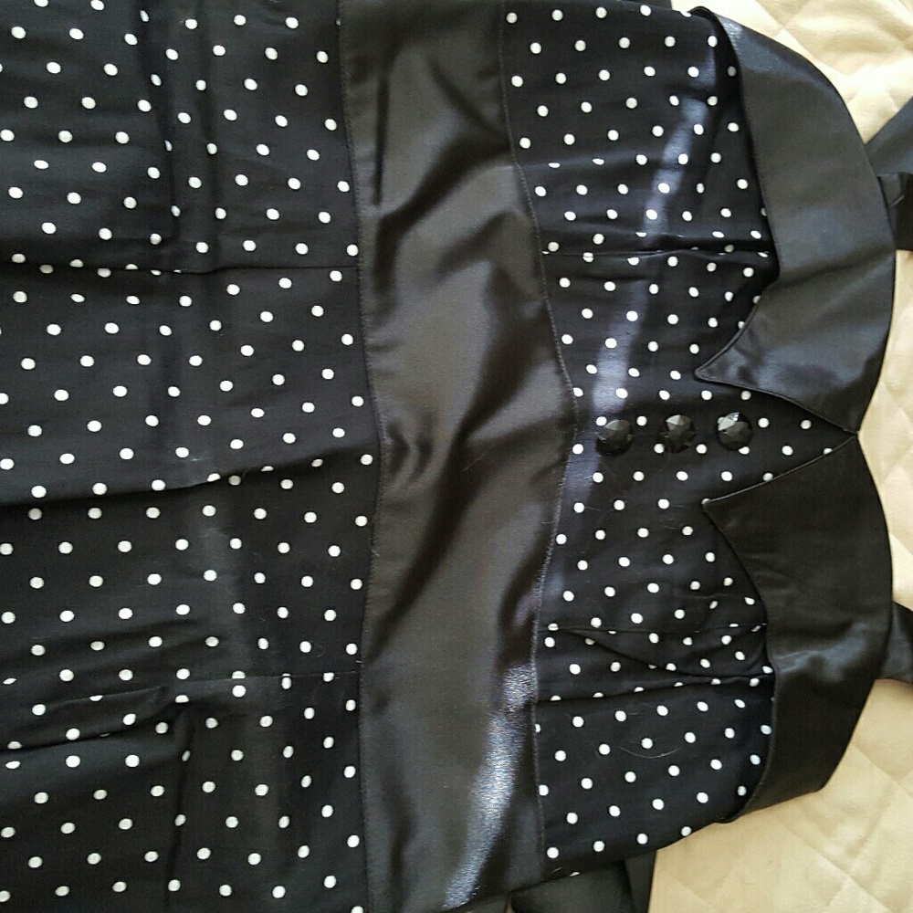 Polka-dot Pin Up Halter Dress