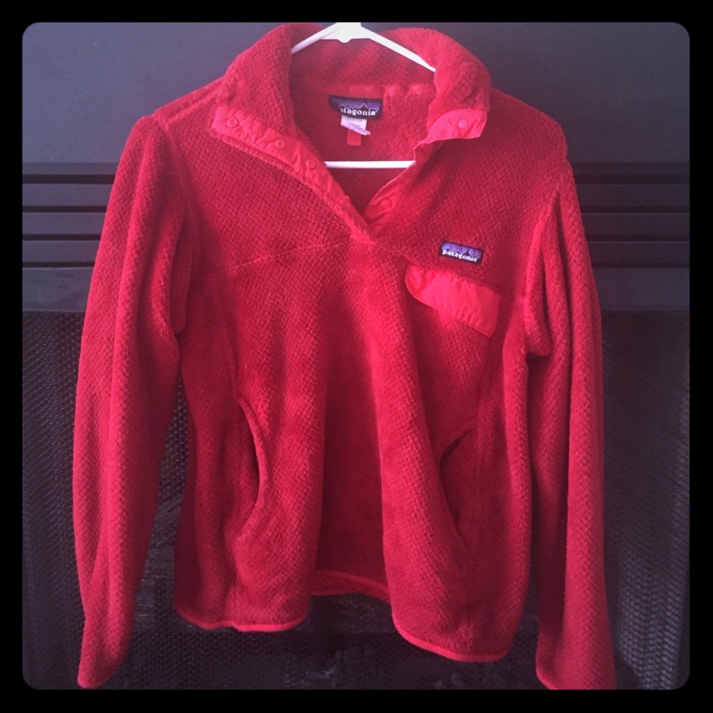 Patagonia ReTool Snap T Fleece, Apple Red