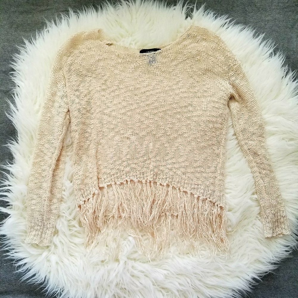 Fringe sweater
