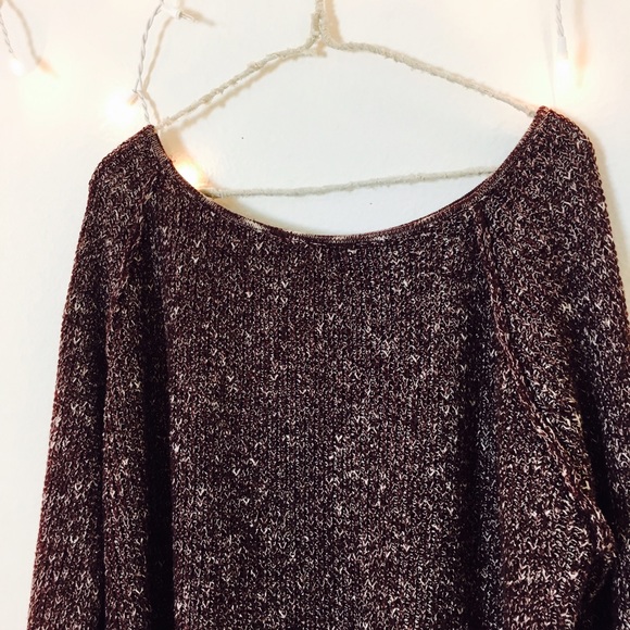 #13 Maroon and White Sweater - Picture 2 of 4