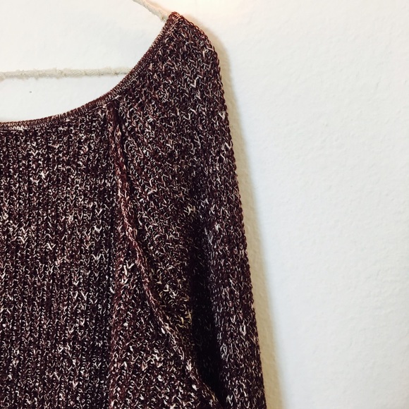 #13 Maroon and White Sweater - Picture 4 of 4