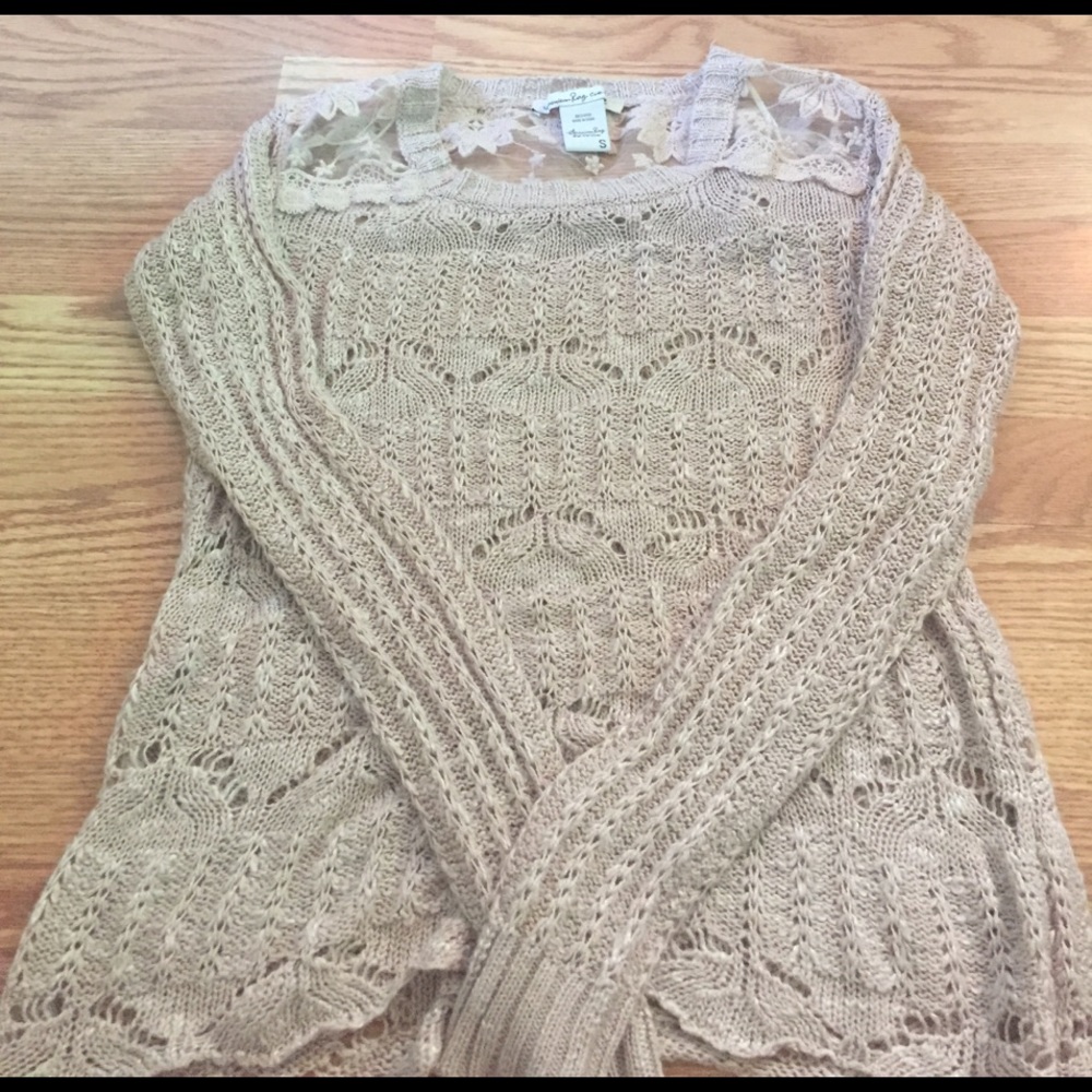 Cream sweater