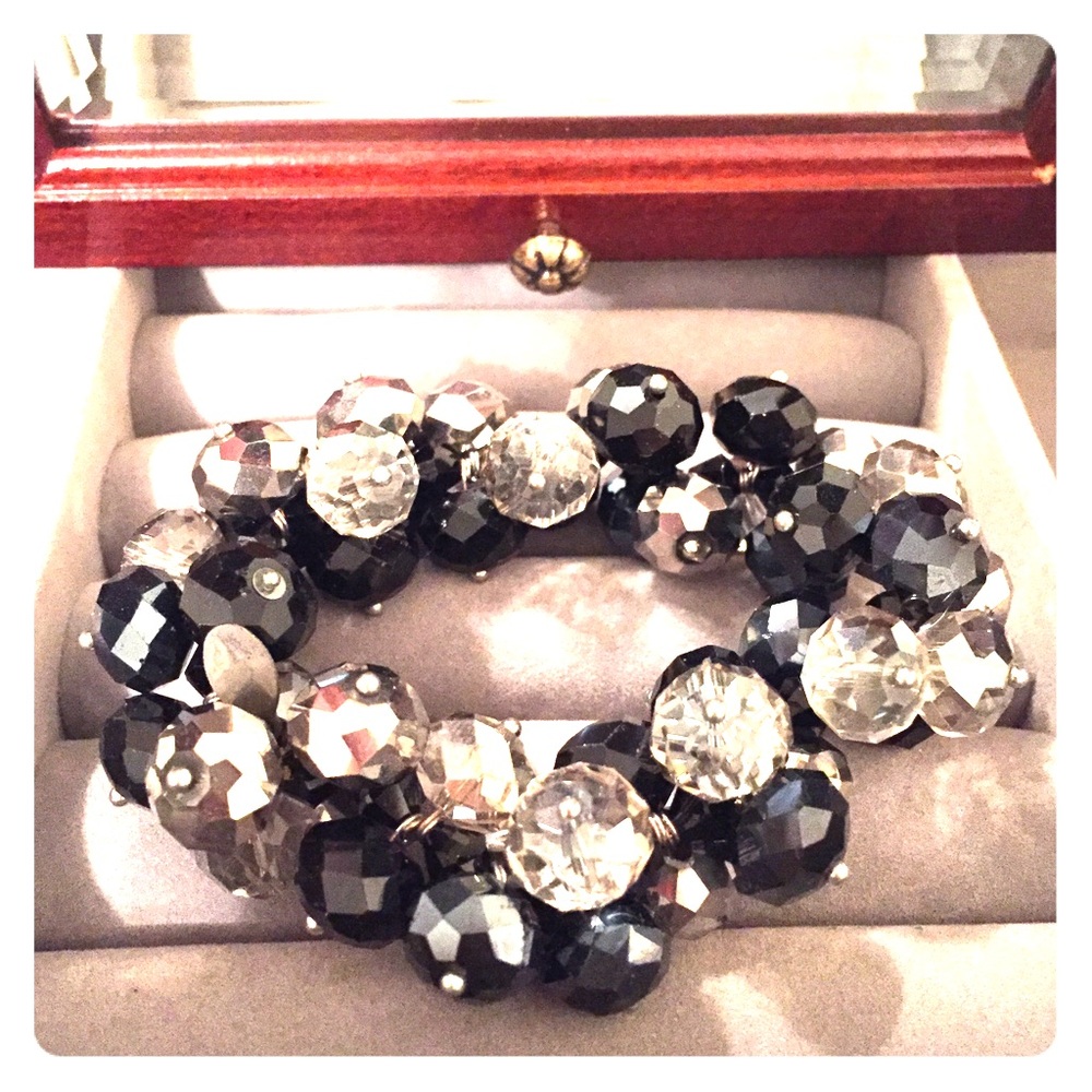 Black & Silver Party Bracelet!