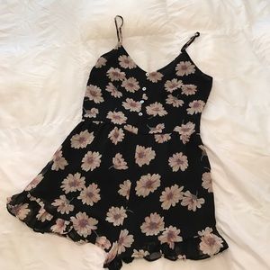 Honey Punch Floral Romper