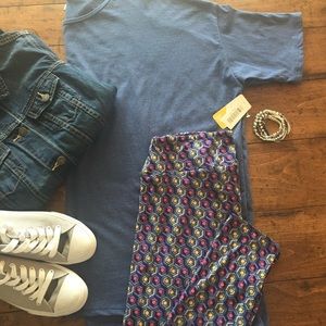 Lularoe Irma Tunic Size 3X and TC Leggings