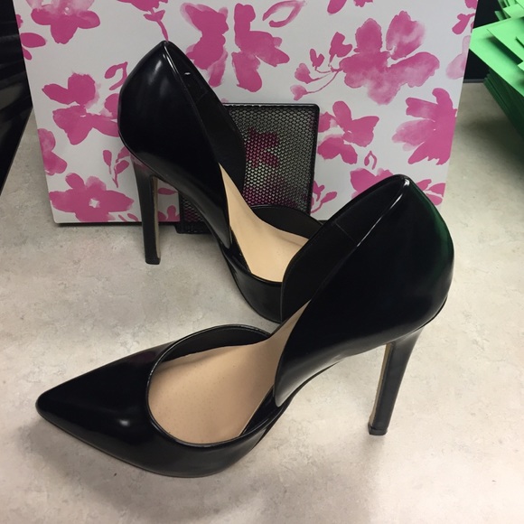 Black Double D'Orsay Heels - Picture 3 of 4