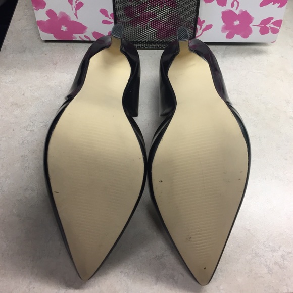 Black Double D'Orsay Heels - Picture 4 of 4