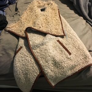 Faux fur vest