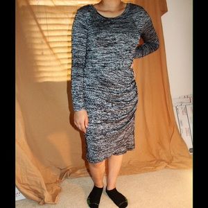 Apt. 9 gray striped dress