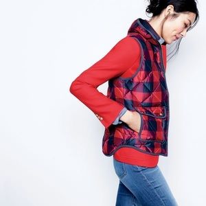 NEW JCREW BUFFALO PLAID EXCURSION VEST
