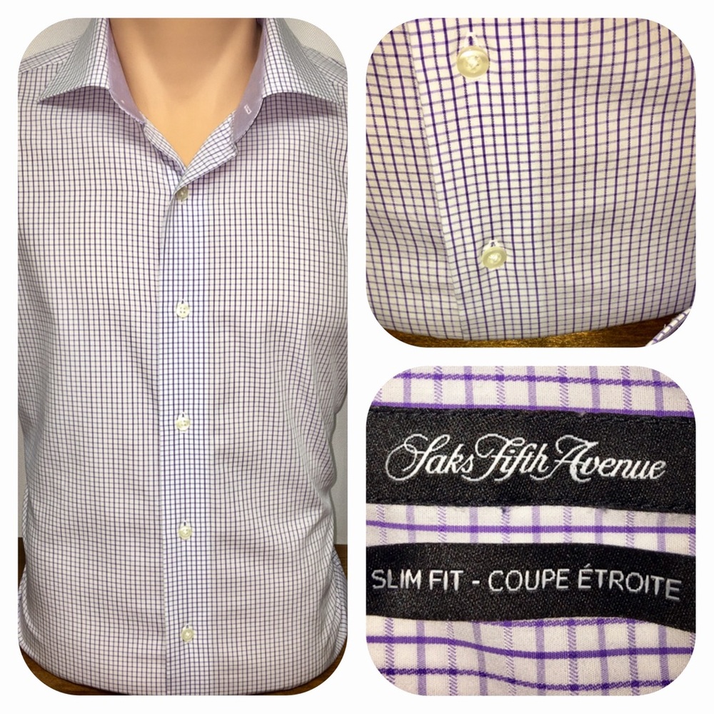 Saks Fifth Avenue slim fit shirt