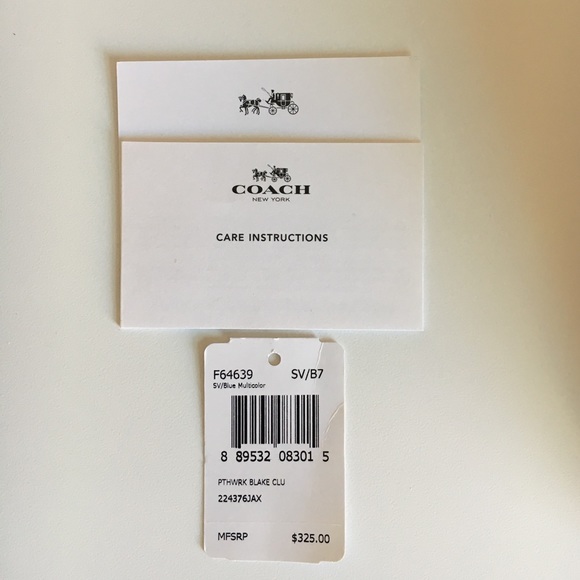 Coach clutch Blake patchwork - Picture 8 of 8