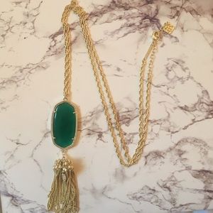 Kendra Scott Rayne Necklace - Green