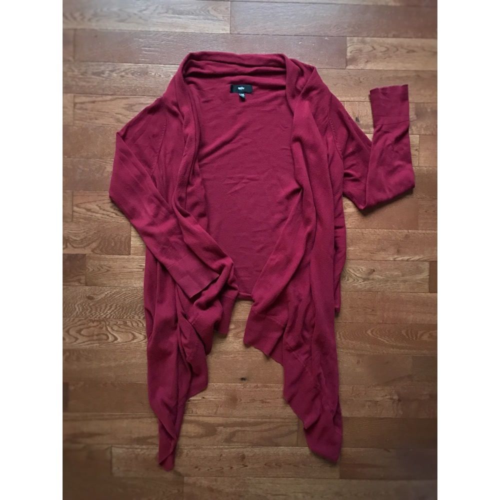 Burgundy Cardigan