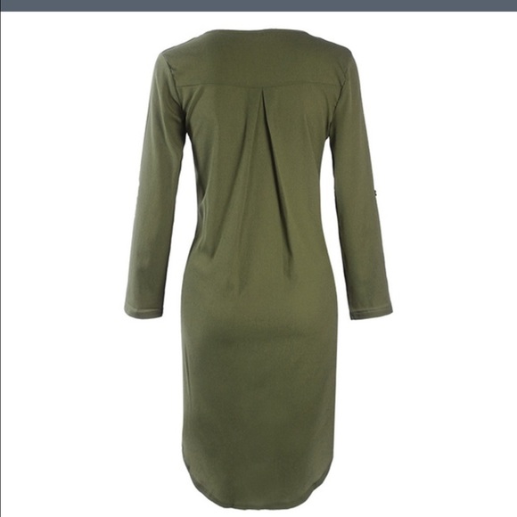 Gray Chiffon tunic dress - Picture 8 of 8