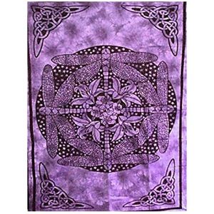 Beautiful Purple Psychedelic Tapestry