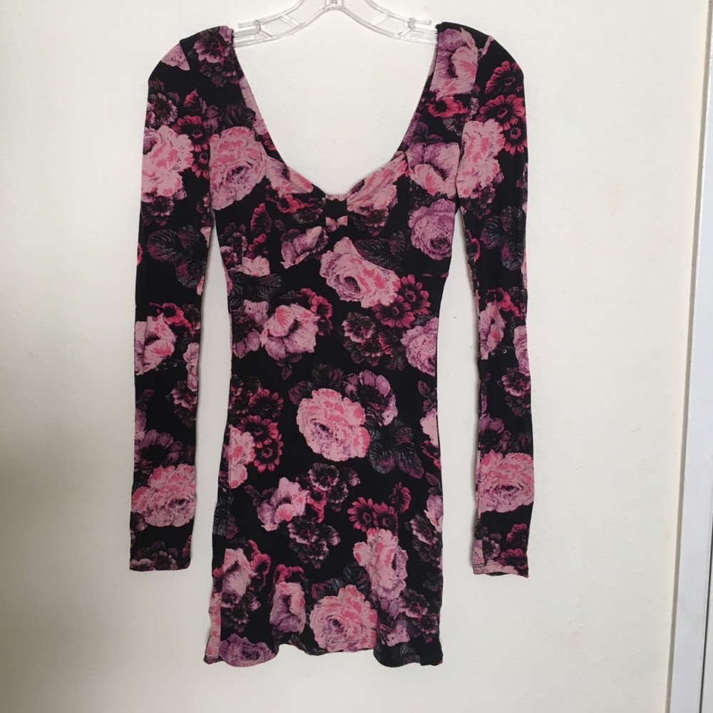 Free People Long Sleeve Tight Dress