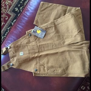 Carhartt size 4 overalls.  Never been worn