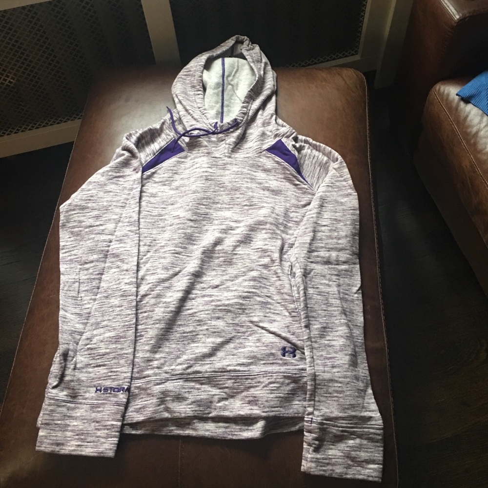 Purple Under Armor Sweatshirt