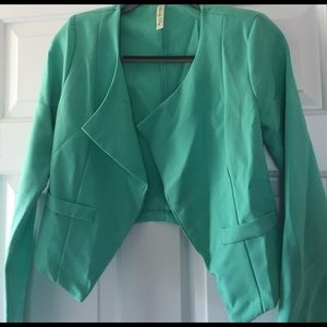 Sea foam blazer