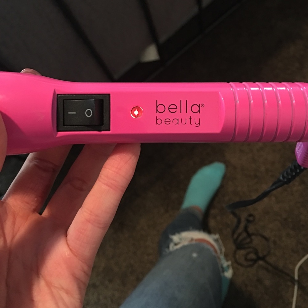 pink bella curler