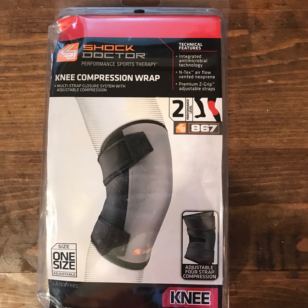 🆕Shock Doctor Knee Compression Wrap