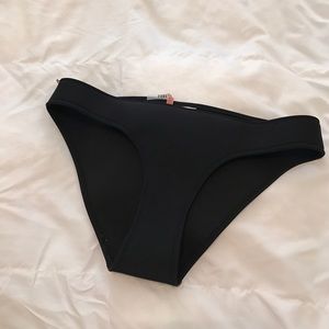 Forever21 Black Neoprene Bikini Bottoms