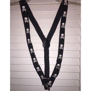 Gothic Skull Suspenders