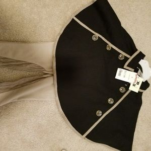 NWT black riding cape and leggings