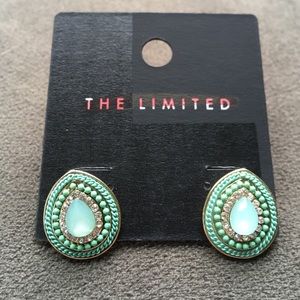 Teardrop Green Earrings