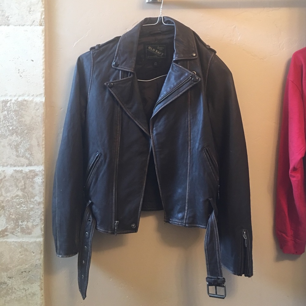 Old Navy Leather Jacket