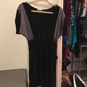 Black cotton dress