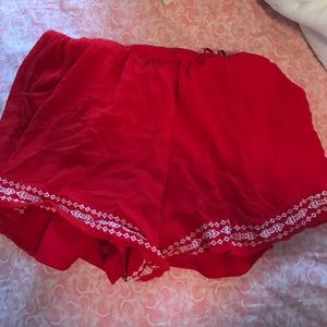 Red shorts- soft