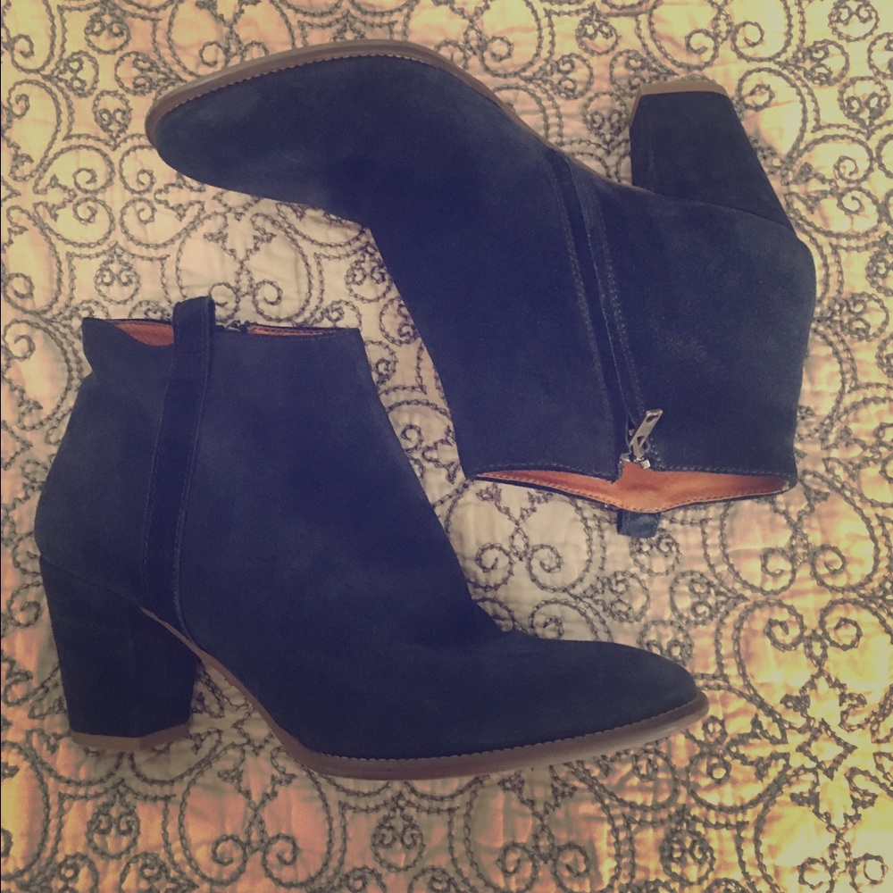 Madewell suede Billie boots