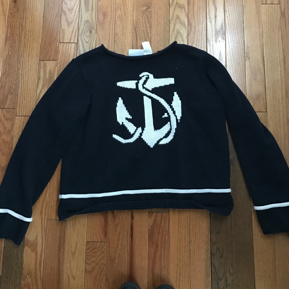 Navy Blue Anchor Sweater ⚓️