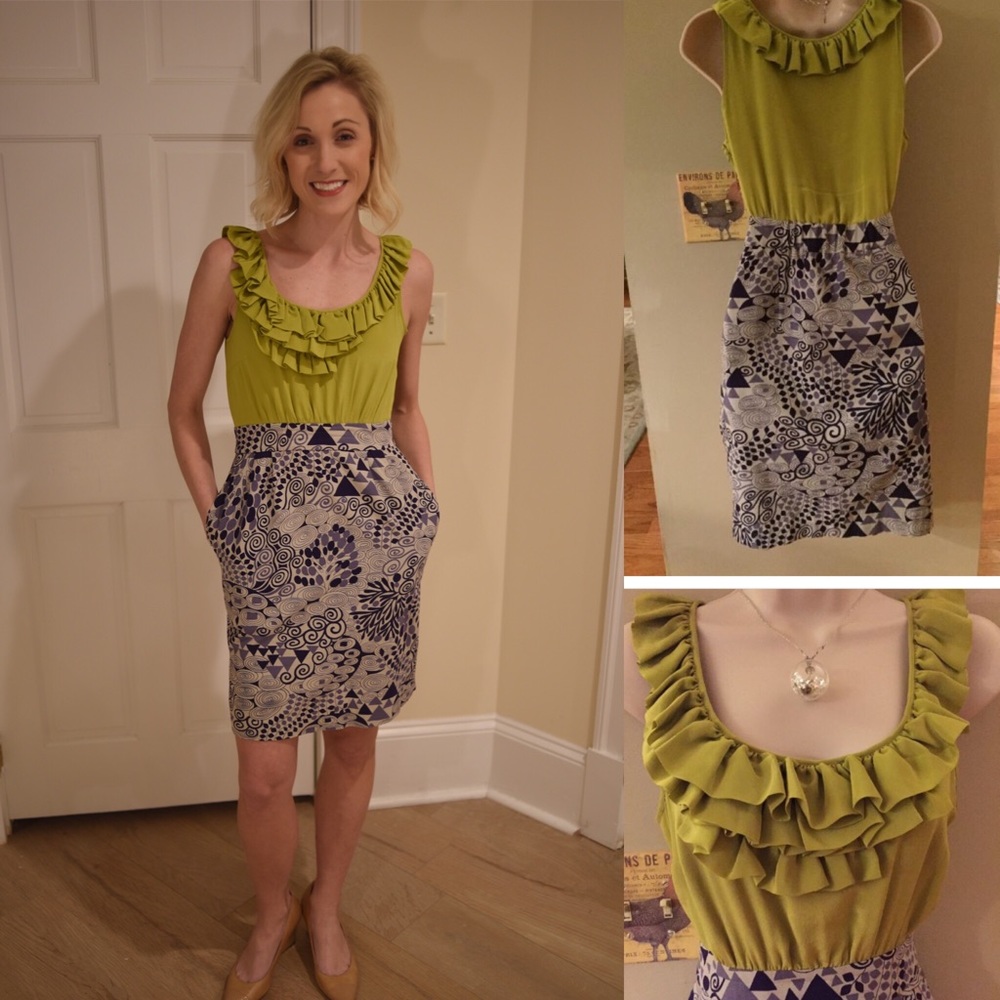 Anthropologie Seaside Fields dress by Maeve - Picture 3 of 5