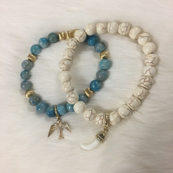 🎉HP🎉Handmade 2pc beaded bracelet set - Picture 3 of 3