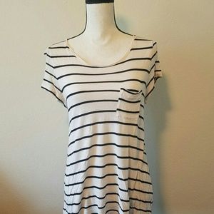 High Low Stripped T-shirt
