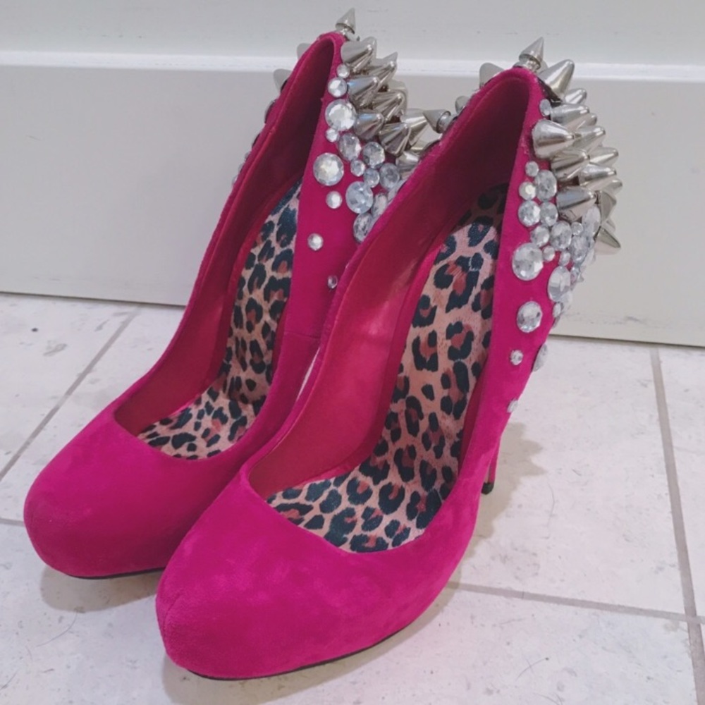 Pink Studded Aldo Shoes Sz 6
