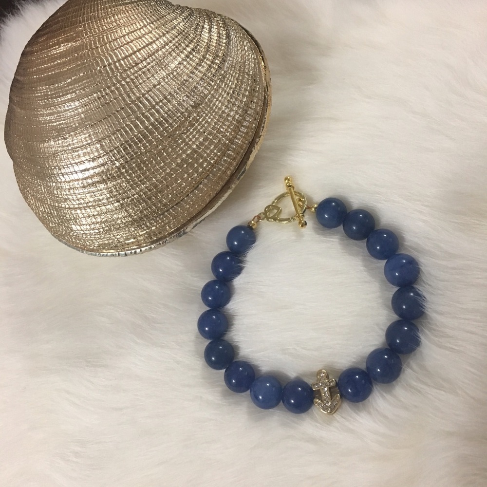 Handmade anchor bracelet - Picture 1 of 3