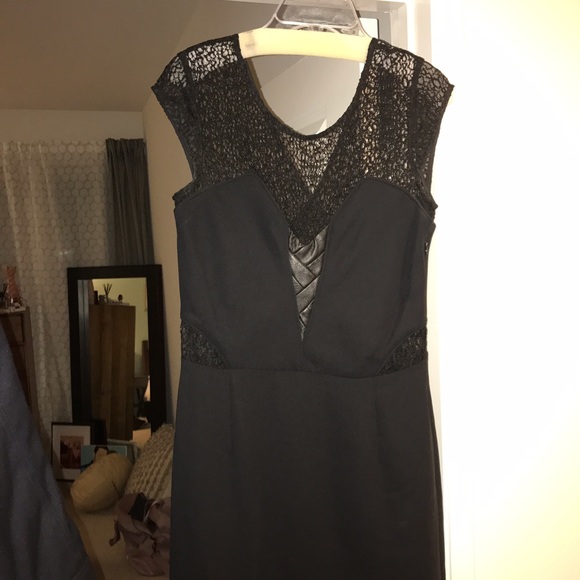 The Kooples Dress with lace and leather - Picture 5 of 5