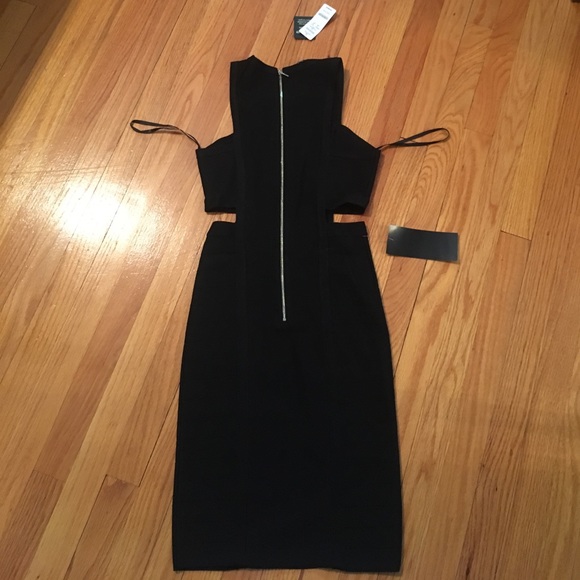 BLack cut out dress new with tags - Picture 3 of 3