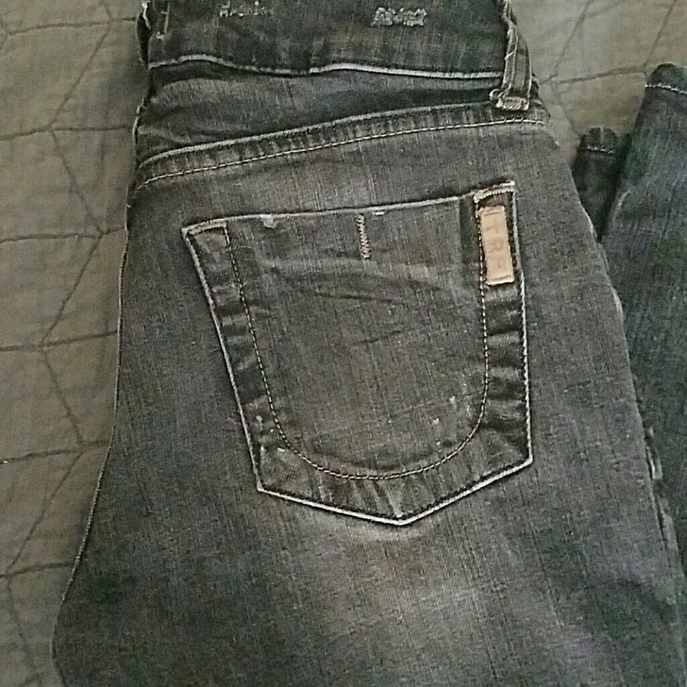 Size 27 TRF Denim . Black Jeans. Boot Cut. NWOT