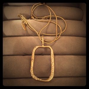 Lia Sophia Gold Colored Asymmetrical Necklace