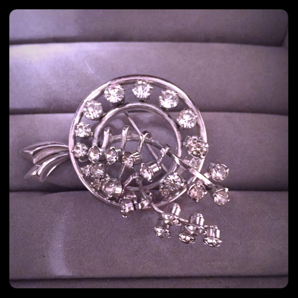 Silver Colored Brooch