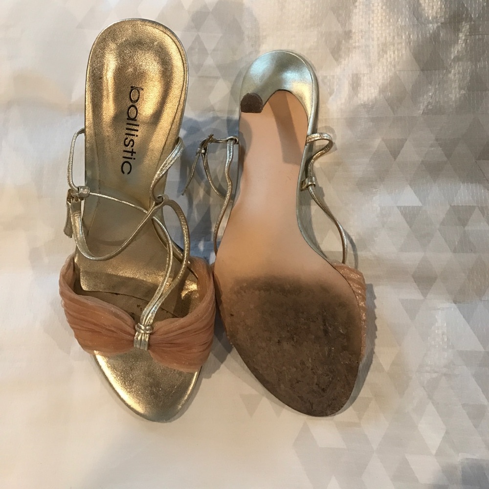 Ballistic size 6 gold shoes