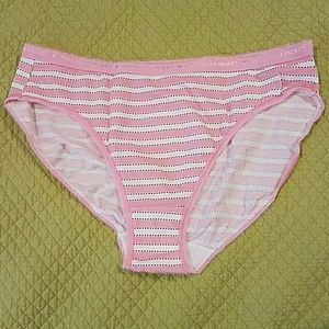 Victoria's secret  panties pink stripes soft
